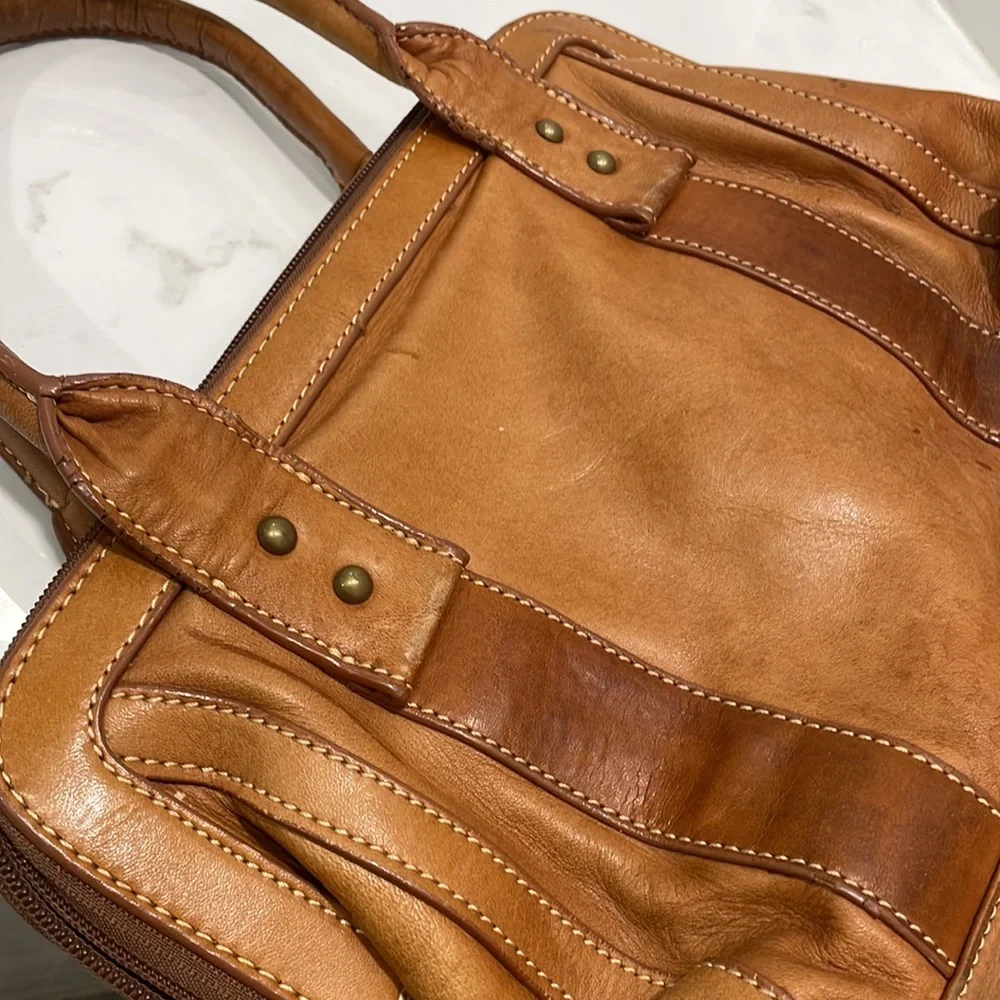 Brown Leather Handbag - Picture 11 of 13
